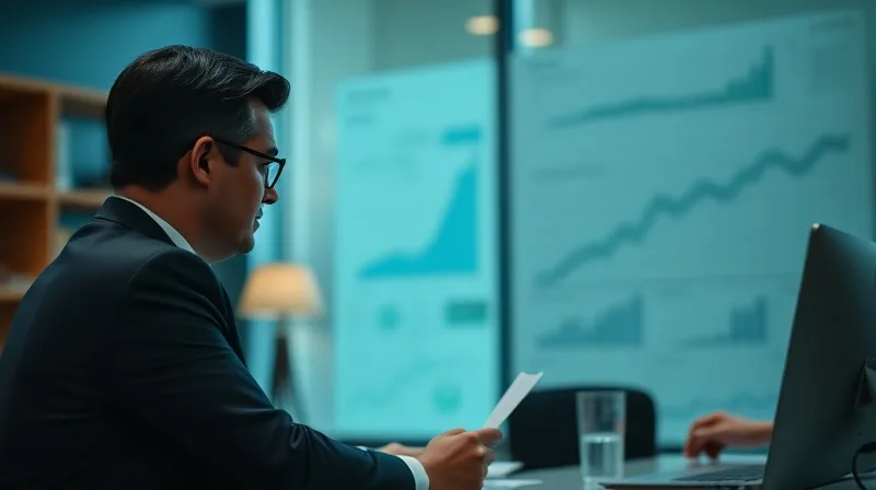 Financial markets and investment concept