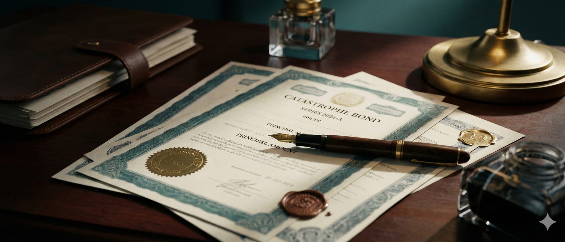 Contract signing and financial documents close-up